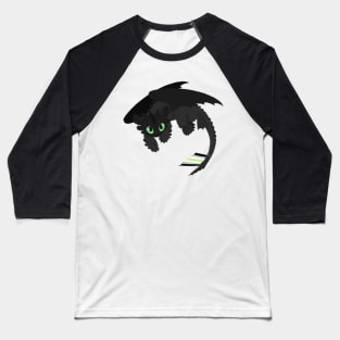 Toothless (Agender) Baseball T-Shirt